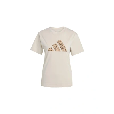 Abbildung von adidas Sportswear Animal Tshirt print, Damen, Größe: XS, Beige