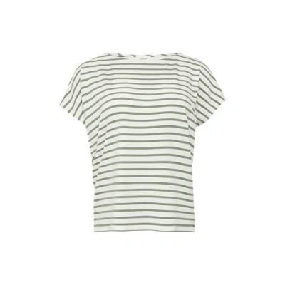Abbildung von s.Oliver Tshirt print, Damen, Größe: 46, Weiß schilf