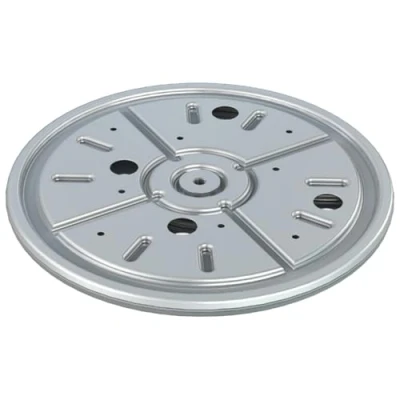 Abbildung von cyclingcolors Drehkranz Schwerlast 282 mm Drehbeschlag 360 kugelgelagert Drehteller Stahl Druck Kugellager 300 kg Schwenkauszug mit Drehplatte Möbel Schränke