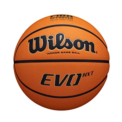Abbildung von Wilson Basketball EVO NXT FIBA GAME BALL, Mischleder, Indoor