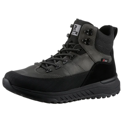 Abbildung von Rieker Evolution Schnürstiefelette, Herren, Größe: 40, Graphitgrau schwarz Schuhe