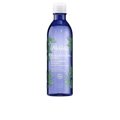 Abbildung von Melvita Mizellenwasser Bio Bouquet Floral Detox Entfernt Make up und reinigt in einem Schritt 99 % natürlich zertifiziert Flasche 200 ml