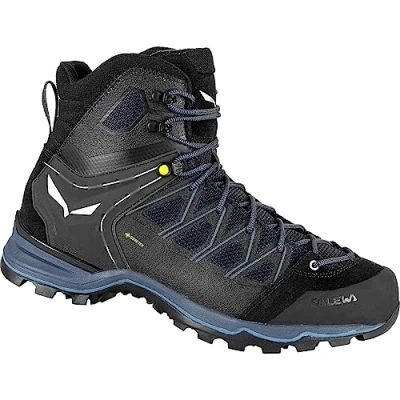 Abbildung von Salewa MS Mountain Trainer Lite Mid Gore TEX Herren Trekking &amp; Wanderstiefel, Schwarz (Black/Black), 42 EU
