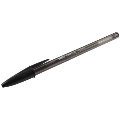 Abbildung von BIC Cristal Original Large Kugelschreiber, Schwarz, Strichstärke: 0.6mm/Kugeldurchmesser: 1.6mm, 50er Pack