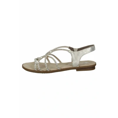 Abbildung von Rieker Riemchensandale, Sommerschuh, Sandalette, Blockabsatz, mit Gummizügen für guten Sitz