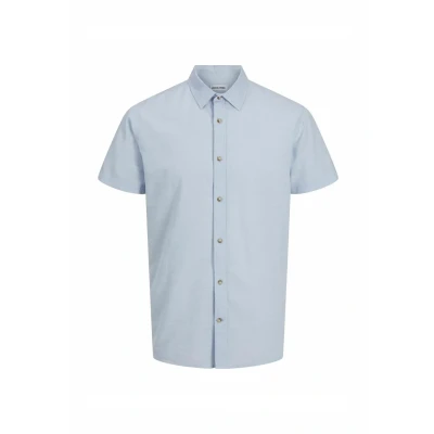 Abbildung von Jack &amp; Jones Comfort FIT Hemd, Herren, Größe: Small, Chambray blue