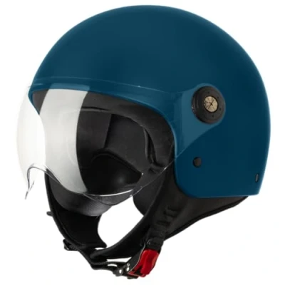 Abbildung von VINZ Duoro Elite Roller Helm Jet Mopedhelm Herren und Damen in Gr. XS XXL Jethelm mit Visier ECE 22.06 Zertifiziert Motorradhelm Erhältlich Matt Schwarz