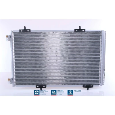Abbildung von NISSENS 940333 Klimakondensator mit Trockner Aluminium 587 R 134a