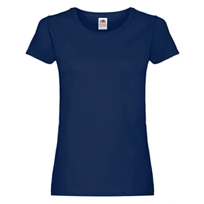 Abbildung von Fruit of the Loom Lady Fit T Shirt &#039;Valueweight T&#039; / Navy, L
