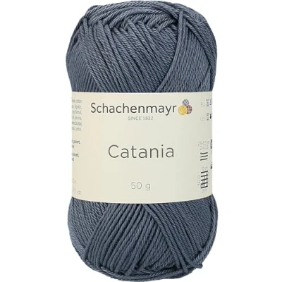 Abbildung von Schachenmayr 9801210 00393 Handstrickgarn, 100% Baumwolle, graphit, 11,5 x 5,2 6 cm, 50