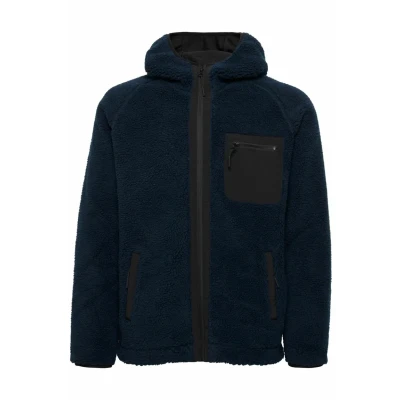 Abbildung von Indicode Jeans Idtrod Fleecejacke, Herren, Größe: Large, Navy