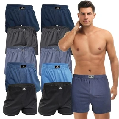 Abbildung von SGS 6 10 Pack Unterhosen Mann Herren Boxershorts Men (11/5XL, 6.stück Schwarz)