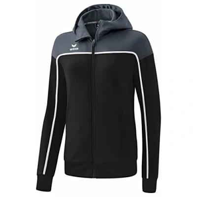 Abbildung von Erima Change Trainingsjacke, Damen, Größe: 44, Black grey slate weiss