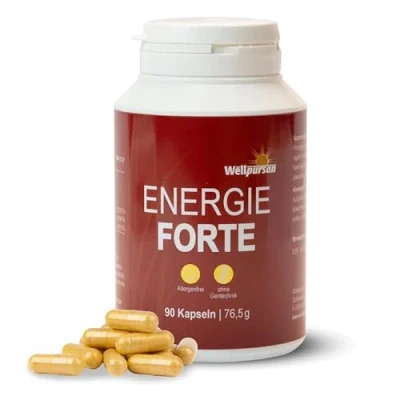 Abbildung von Wellpursan Energie Forte 90 Kapseln mit, Kreatin, L Carnitin, Coenzym Q10, NADH, Vitamin B1 &amp; B12