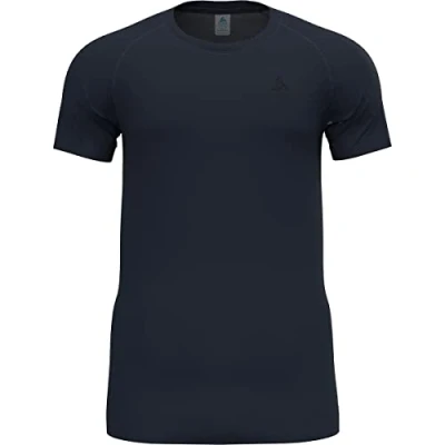 Abbildung von Odlo Herren Active F dry Light Funktionsunterwäsche Kurzarm Shirt, Dark Sapphire, S EU