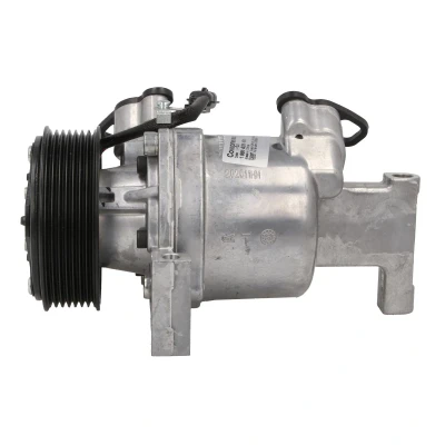 Abbildung von BOSCH 1 986 AD1 451 Kompressor 12V PAG 100 YF R1234yf, R134a mit Montageanleitung, Dichtring RENAULT: Twingo 3