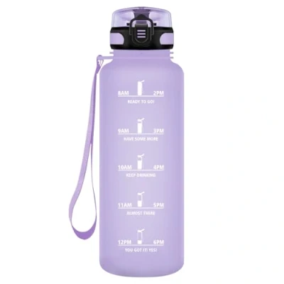 Abbildung von HoneyHolly Trinkflasche Sport, Auslaufsicher 1500ml, Wasserflasche, Zeitmarkierung und Filter, Kohlensäure Geeignet, Trinkflaschen, Sportflasche, für Fahrrad Outdoor Yoga Gym Fitness