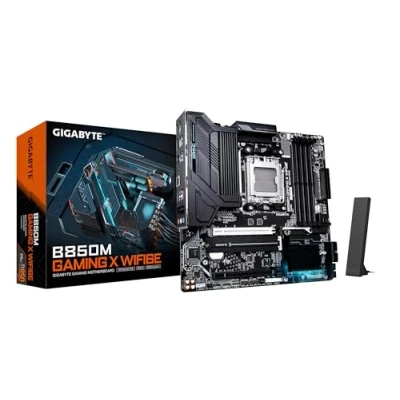 Abbildung von GIGABYTE B850M Gaming X WIFI6E Motherboard AMD Ryzen 9000 Serien CPUs, 10+2+2 Phasen Digital VRM, bis zu 8200MHz DDR5 (OC), 1xPCIe 5.0 + 4.0 M.2, 2.5LAN, WiFi 6E, USB 3.2 Gen 2.