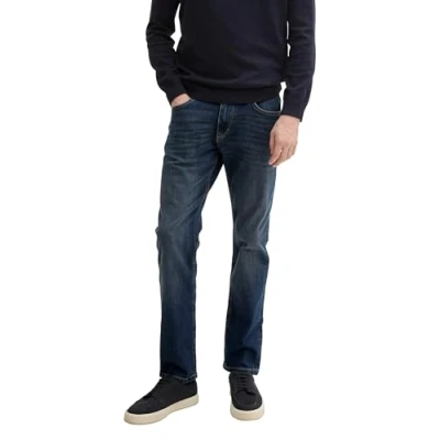 Abbildung von TOM TAILOR Herren 1045908 Marvin Straight Jeans, 10127 Tinted Blue Denim, 36W x 32L