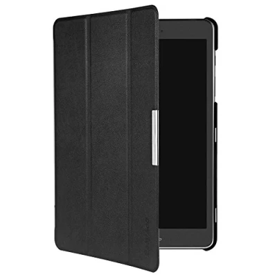 Abbildung von EasyAcc Ultra Slim Hülle für Samsung Galaxy Tab A 9.7 mit Standfunktion und Automatischem Schlaf Funktion PU Leder Schwarz