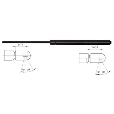 Abbildung von METZGER 2110501 Heckklappendämpfer 530 484 FORD: Focus 2