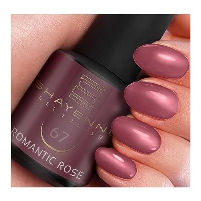 Abbildung von SHAYENNE Shellac Gel Nagellack 15 ml für UV LED Lampe 67 Romantic Rose MADE in GERMANY Nail Polish for Lamp Nagel Lack Gellac
