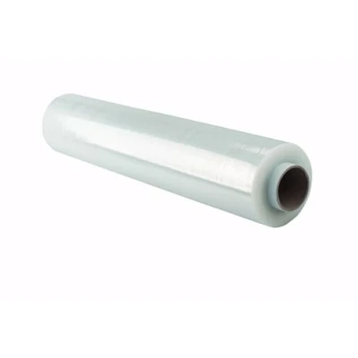 Abbildung von OFFICE PRODUCTS Stretchfolie Transparent folie 1 Rolle/Handstretchfolie / 243m 50cm 2,5kg netto 23my Hand Umzugfolie/Stretchfolienrolle/Wickelfolie Packfolie und Umzug/Verpackungsfolie