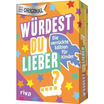 Abbildung von Würdest du lieber ...? Die verrückte Edition für Kinder: Das Original. Der Spieleklassiker Kindergeburtstage. Tolles Geschenk zum Geburtstag und Weihnachten. Ab 6 Jahren