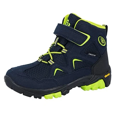 Abbildung von Brütting Jungen Mount Mera Kids High Cross Laufschuh, Marine/ Lemon, 32 EU