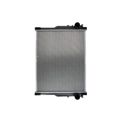 Abbildung von NRF 509768 Kühler, Motorkühlung Aluminium 710 586 48 ohne Rahmen Kühlrippen gelötet