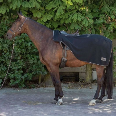 Abbildung von Harry&#039;s Horse Ausreitdecke Fleece Schwarz S