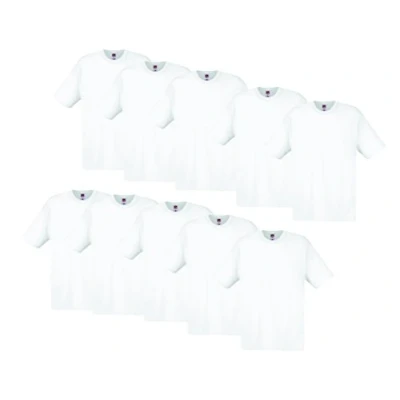 Abbildung von Fruit of the loom Herren Pack Da 10 Uomo Original T Shirt, Weiß (White 89), Medium (10er