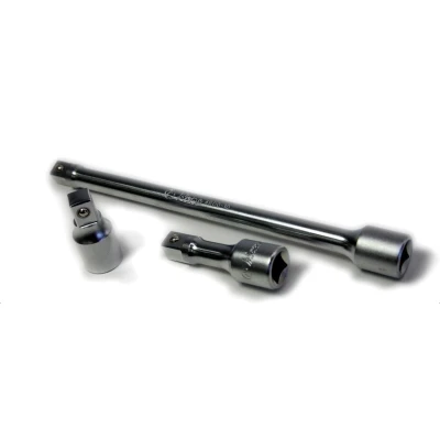 Abbildung von HANS 4863 15 Verlängerungssatz, Steckschlüssel 50, 75, 250 3 12,5 (1/2&quot;) Chrom Vanadium Stahl