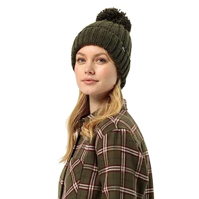 Abbildung von Jack Wolfskin Highloft W Mütze, Damen, Größe: Medium, Island moss