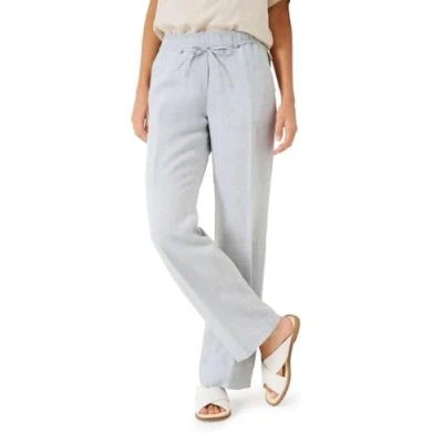 Abbildung von Brax Damen Style Farina Leinenhose mit Legerer Silhouette,Grey Melange,46K