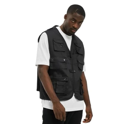 Abbildung von Brandit Weste, Herren, Größe: 6XL, Black