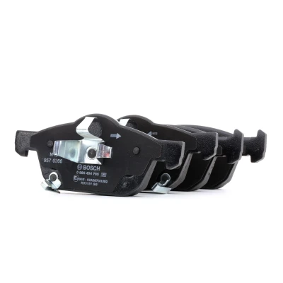 Abbildung von BOSCH 0 986 494 785 Bremsbelagsatz Low Metallic mit akustischer Verschleißwarnung Kolbenclip, Anti Quietsch Blech HONDA: CIVIC 10 Stufenheck