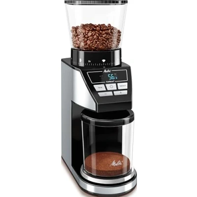 Abbildung von Melitta 1027 01 Mühle CALIBRA EU, 160 W, Schwarz/Edelstahl