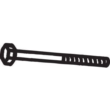 Abbildung von BOSAL 258 825 Schraube, Abgasanlage M8 25 BMW: 3 Coupe, FIAT: Punto Evo Hatchback, RENAULT: SCENIC 2