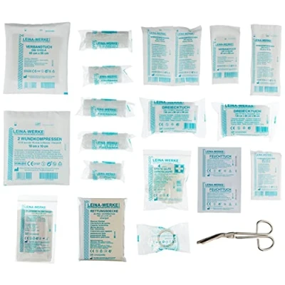 Abbildung von LEINA WERKE REF 12010 Erste Hilfe Nachfllpack DIN 13164 in Folientasche