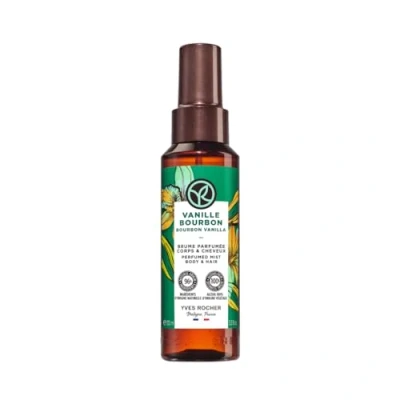 Abbildung von Yves Rocher BRUME PARFUMEE Parfümiertes Duftspray Körper und Haarspray Mit Duft von Bourbon Vanille 100 ml