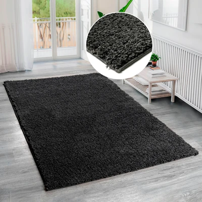 Abbildung von Bruno Banani Hochflor Teppich »Shaggy Soft« rechteckig 30 mm Höhe gewebt, Uni Farben, besonders weich und kuschelig, Kundenliebling