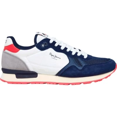 Abbildung von Pepe Jeans BRIT CAMP Sneaker low, Herren, Größe: 42, Navy Schuhe