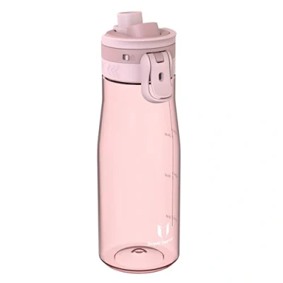 Abbildung von Super Sparrow Trinkflasche 1L Tritan Wasserflasche BPA frei Ideale Sportflasche Ein Klick Schnellfluss TouchGulp Trinkflaschen Leicht, Nachhaltig
