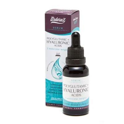 Abbildung von Ardaraz Reines Hyaluron Serum mit Hyaluronsäure und Polyglutaminsäure. Konzentriertes Anti Falten Gesicht für Frauen Herren, mehr Volumen Elastizität. 30 ml