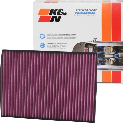 Abbildung von K&amp;N Filters DVF5043 Innenraumfilter Aktivkohlefilter 309 30 quadratisch AUDI: A4 B9 Avant, Saloon, A5 Sportback