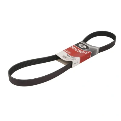Abbildung von GATES 7PK1140 Keilrippenriemen 1140 7 Polyester, EPDM (Ethylen Propylen Dien Kautschuk) RoadMax Value Line NISSAN: Note I, MICRA 3, Qashqai 2