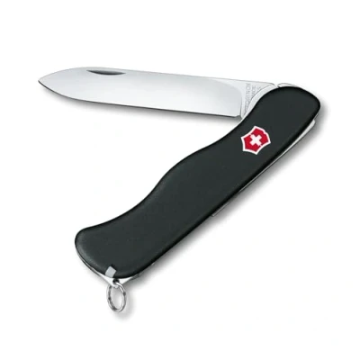 Abbildung von Victorinox Schweizer Taschenmesser Sentinel, Swiss Army Knife, Multitool, 4 Funktionen, Feststellklinge, Pinzette, Zahnstocher