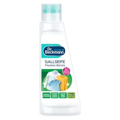 Abbildung von Dr. Beckmann Gallseife Flecken Bürste mit echter, natürlicher und weicher Spezial 250 ml