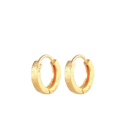 Abbildung von Elli Hoops Basic Small Ohrringe goldcoloured, Damen, Größe: One Size, Gold coloured